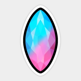 Transgender Gemstone Sticker